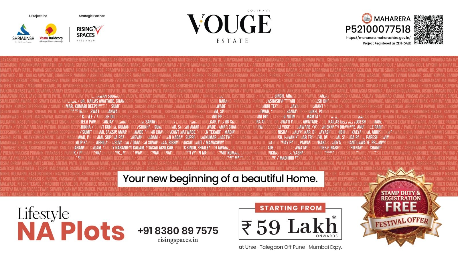 Vouge Estate — Residential NA Plots at Urse-Talegaon