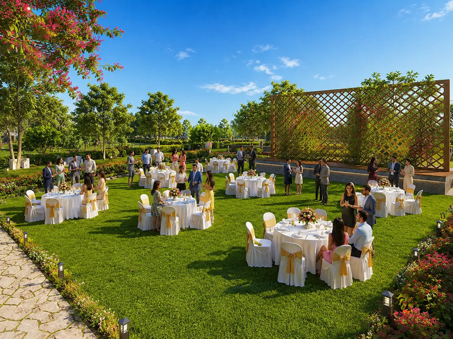 Party Lawn at Vouge Estate