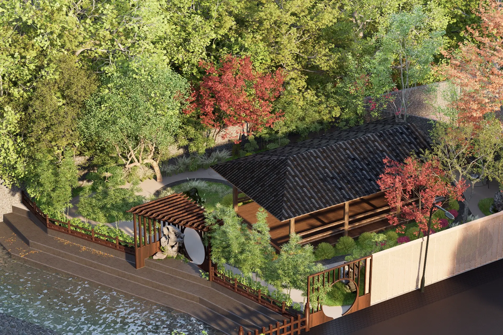 Meditation Area at Vouge Estate